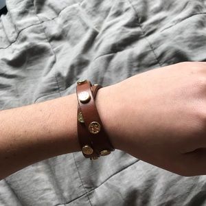 Tory Burch leather wrap bracelet